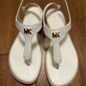 Michael Kors white sandals